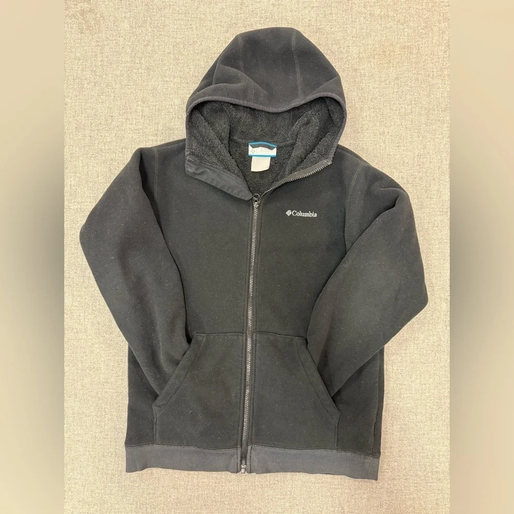 Columbia Kids Black Zip-Up Hoodie 0081